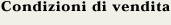 Condizioni di vendita